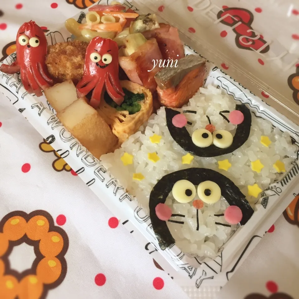 海苔petaドラえもん弁当|🌸yuni🌸さん