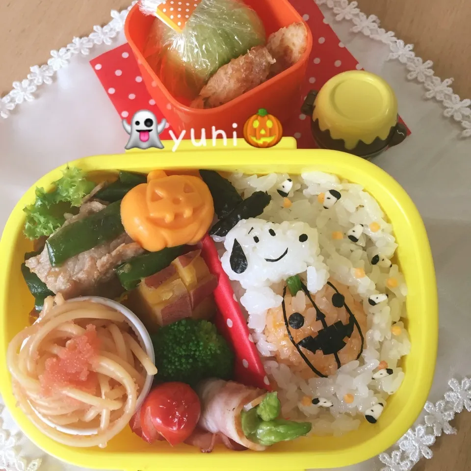 🎃スヌーピーのハロウィン弁当👻キャラ弁👻|🌸yuni🌸さん