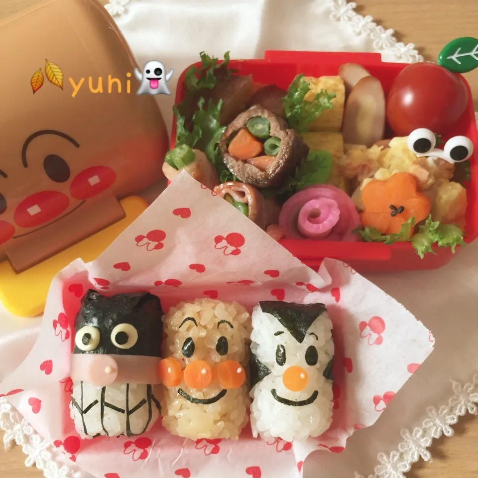 🍙俵おにぎり👀アンパンマン〜キャラ弁🍠|🌸yuni🌸さん