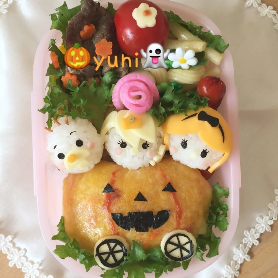 🎃ハロウィン🎃かぼちゃの馬車🎃キャラ弁🎃|🌸yuni🌸さん