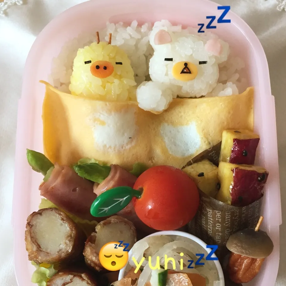 😴秋の夜長💤弁当😴秋弁🌾|🌸yuni🌸さん