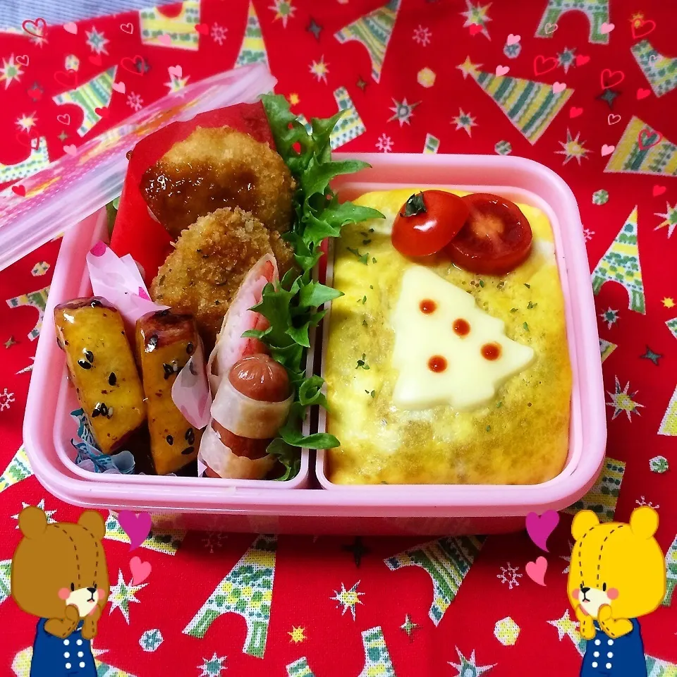 今日のお弁当♡|ミツバチさん