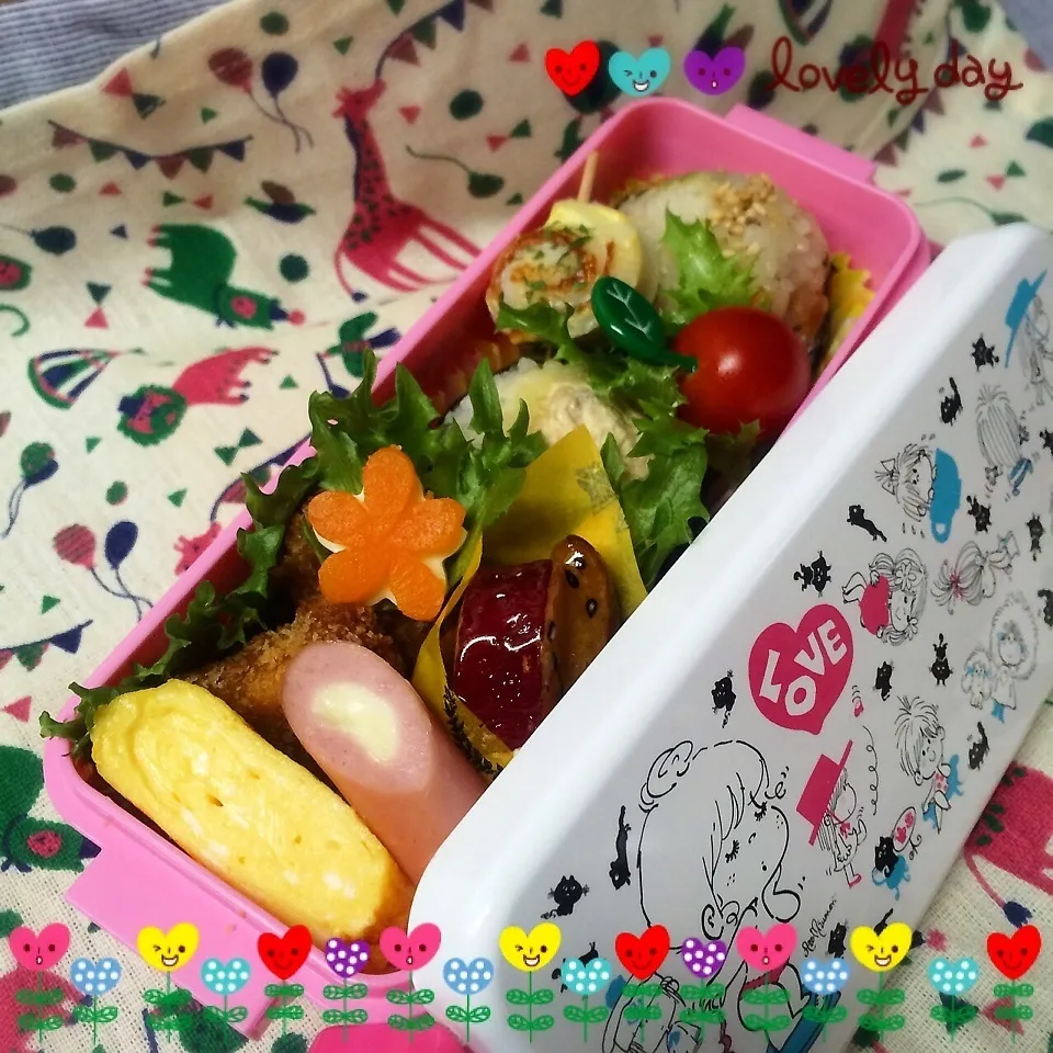 今日のお弁当♡|ミツバチさん