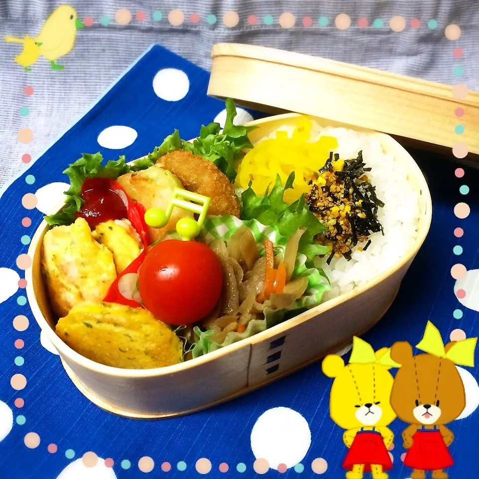 今日のお弁当♡|ミツバチさん