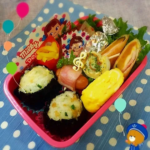 Snapdishの料理写真:今日のお弁当♡|ミツバチさん