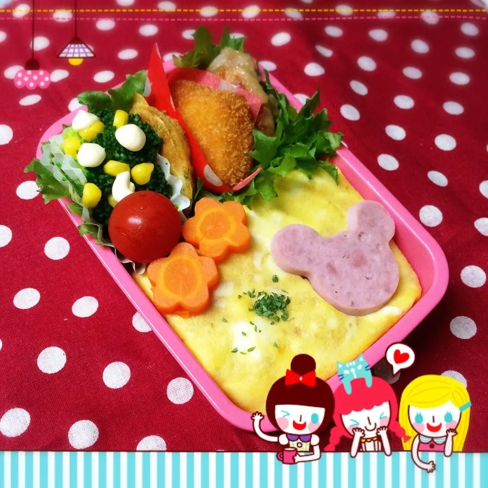 今日のお弁当♡|ミツバチさん