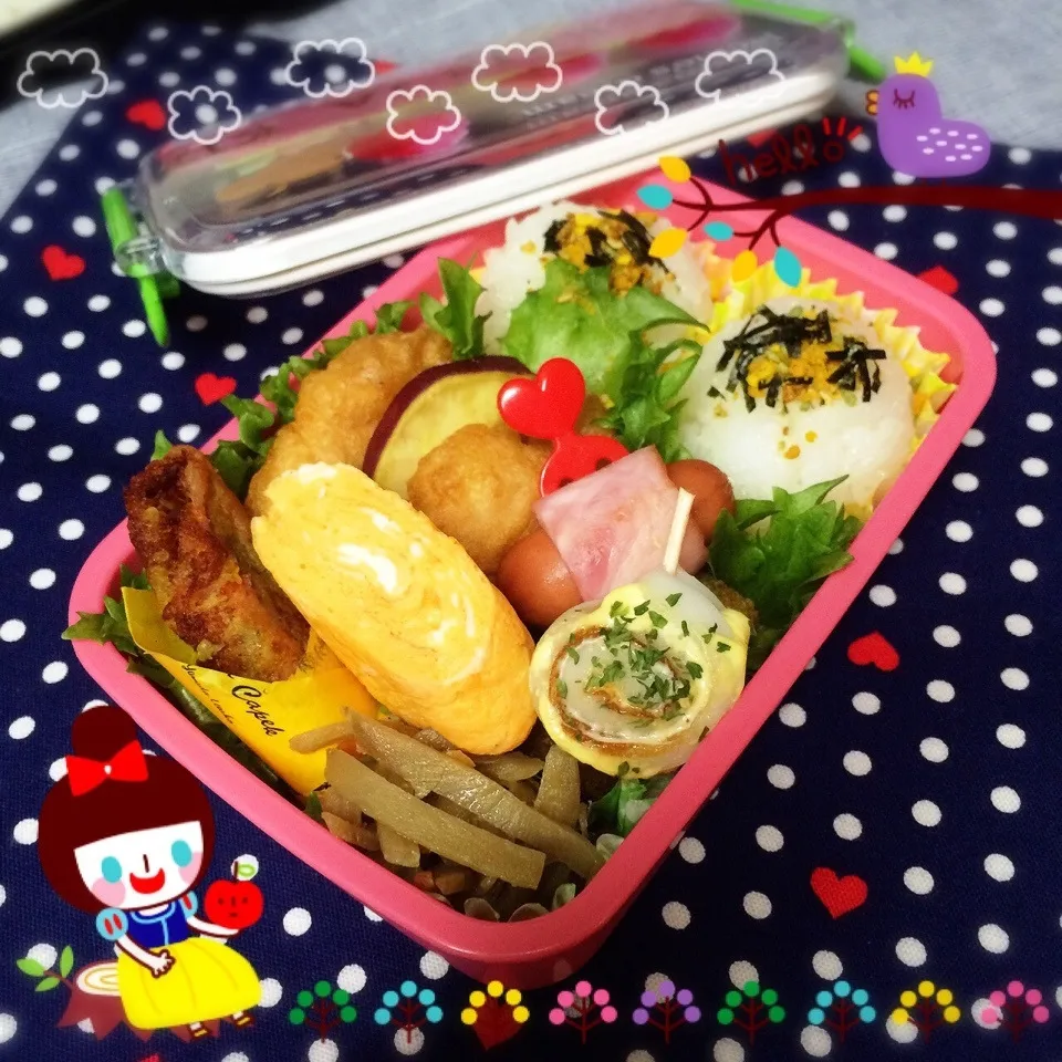 今日のお弁当♡|ミツバチさん