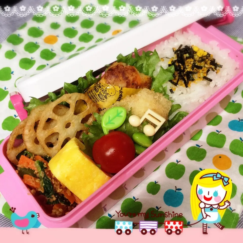 今日のお弁当♡|ミツバチさん