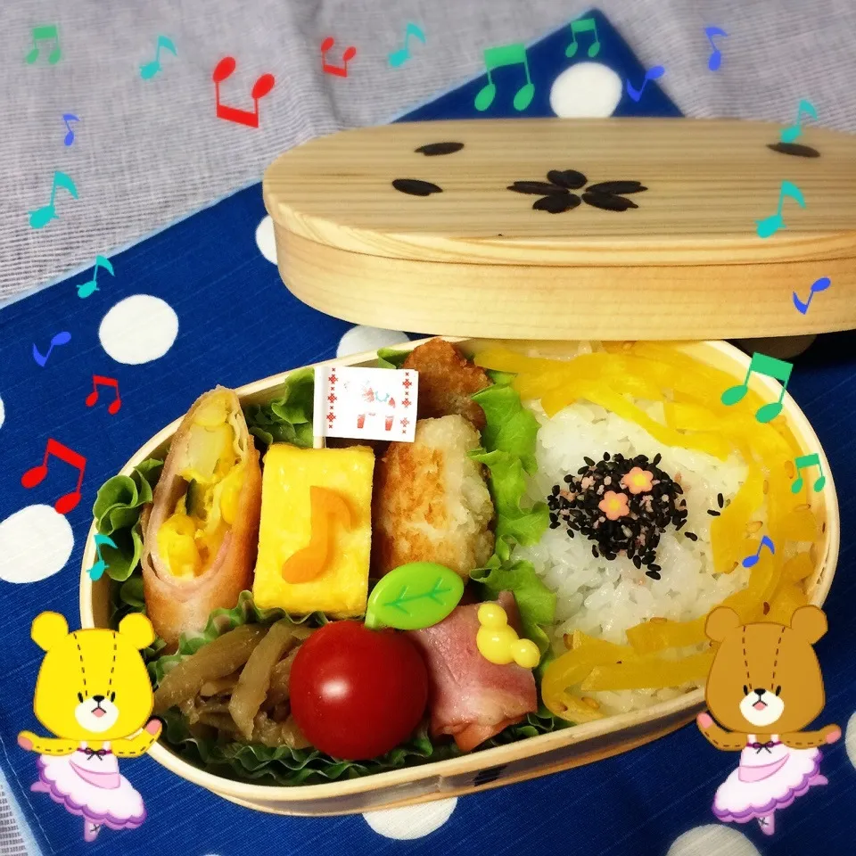 今日のお弁当♡|ミツバチさん