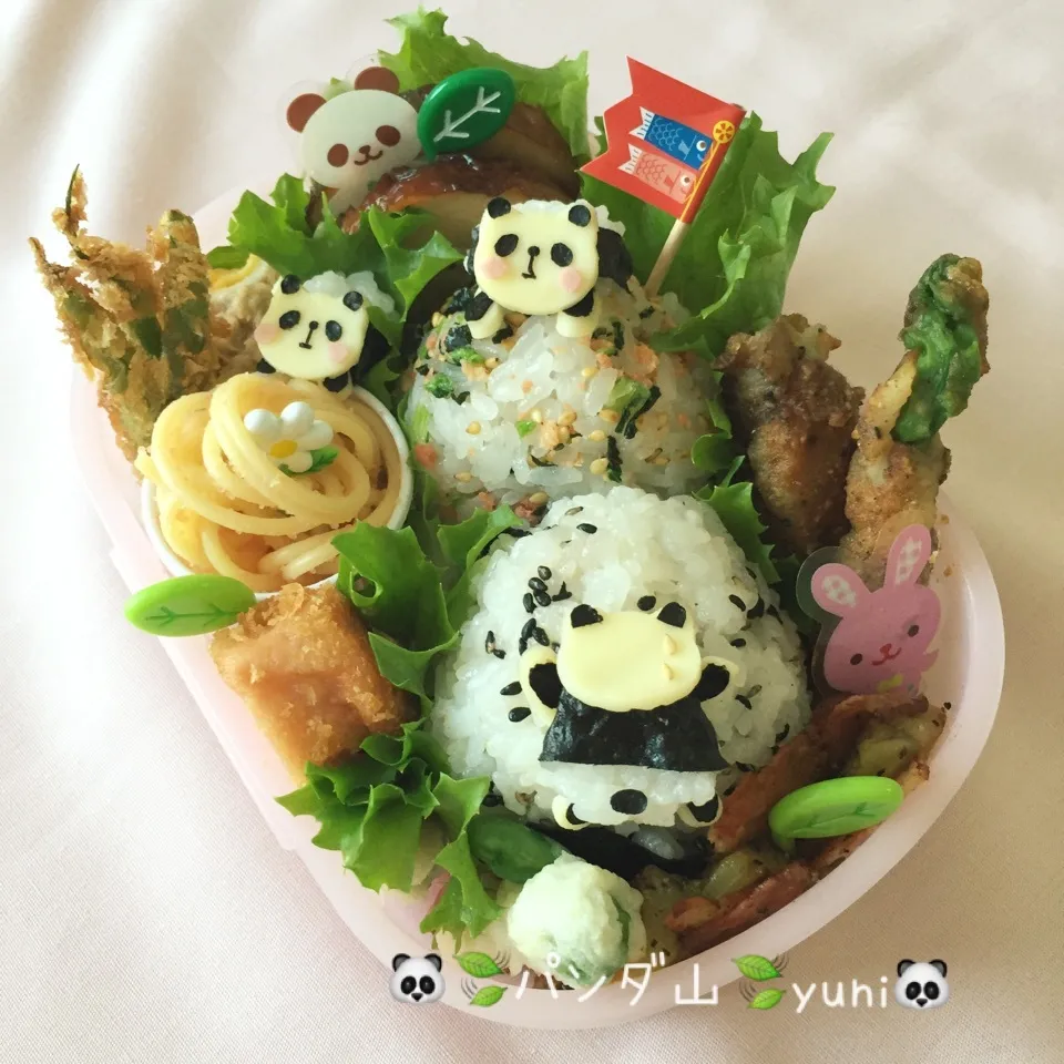 🍃パンダ🐼弁当🍃 😁|🌸yuni🌸さん