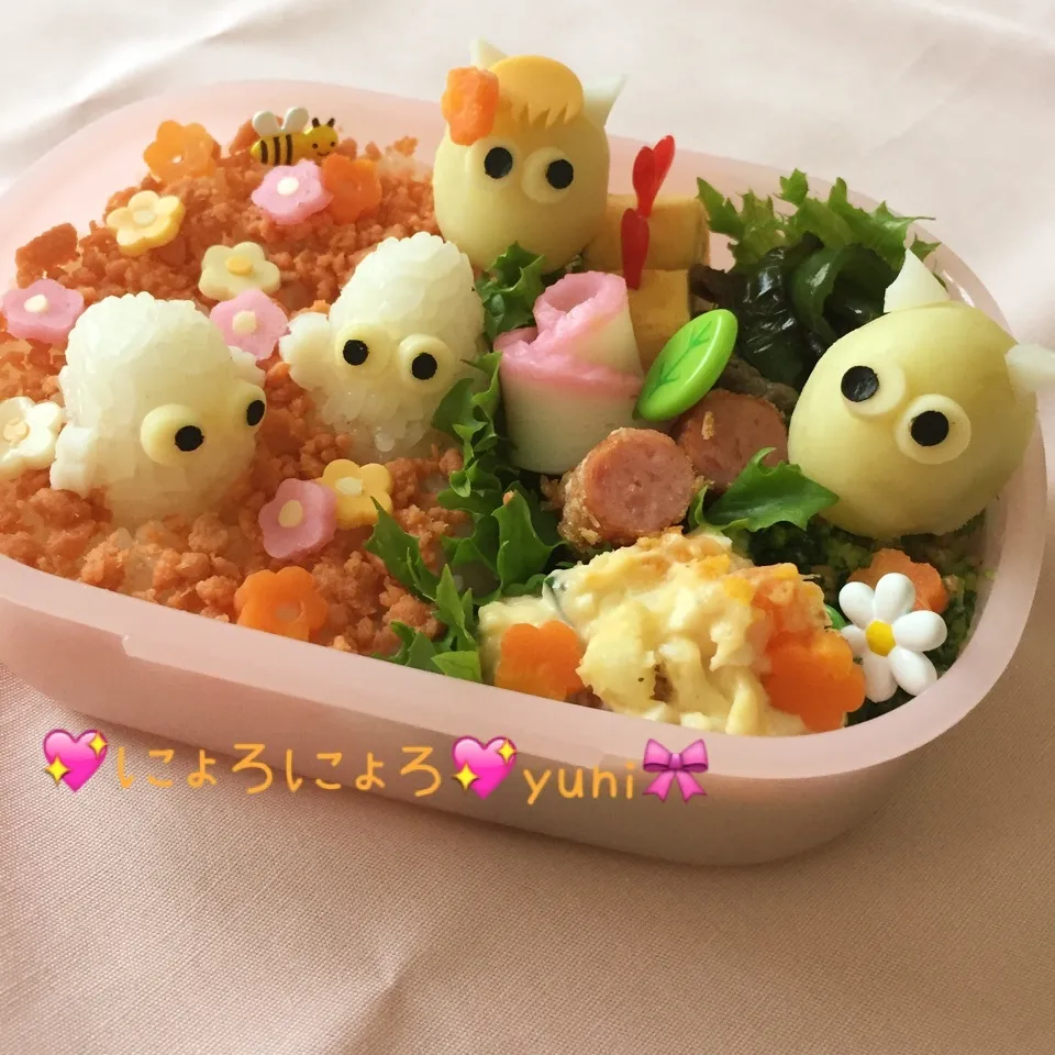 💖ニョロ🙄ニョロ💖ムーミン達💖キャラ弁💖|🌸yuni🌸さん