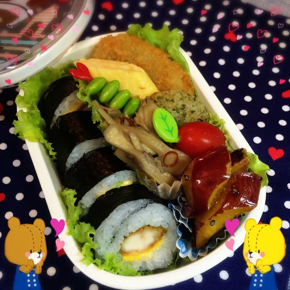 Snapdishの料理写真:今日のお弁当♡|ミツバチさん