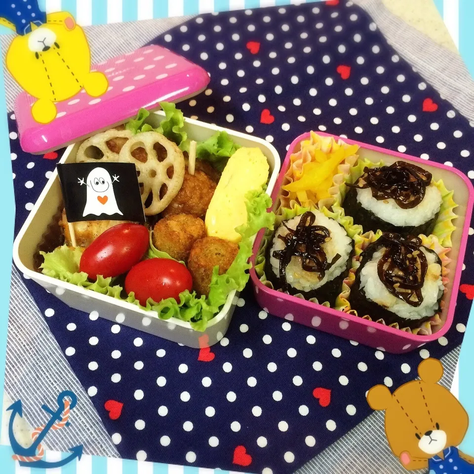 Snapdishの料理写真:今日のお弁当♡|ミツバチさん