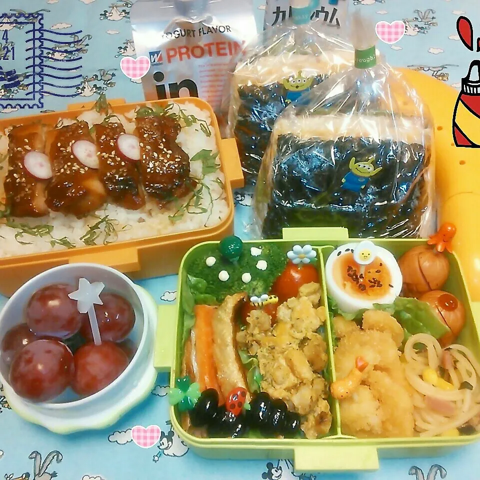 Snapdishの料理写真:＊高校球児弁当＊|koukou_momさん