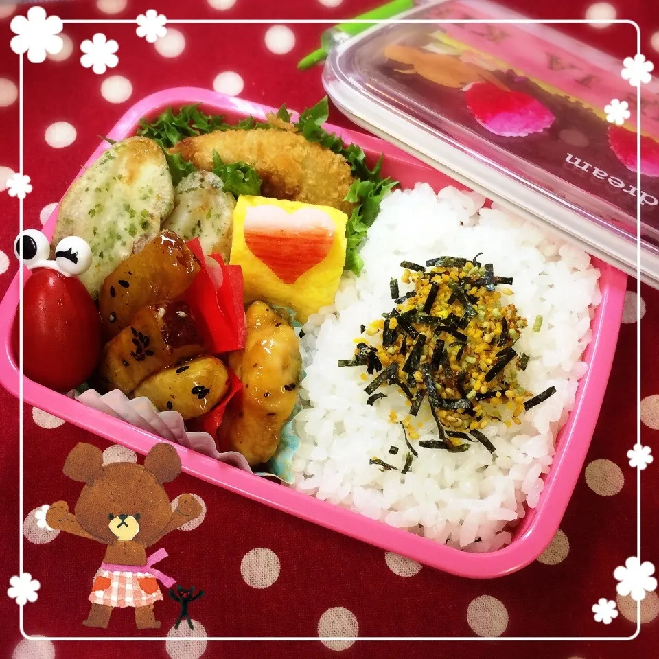 Snapdishの料理写真:今日のお弁当♡|ミツバチさん