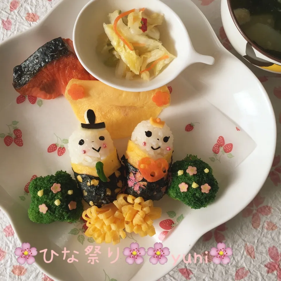 Snapdishの料理写真:ひな祭り🌸朝ごはん〜🌸|🌸yuni🌸さん