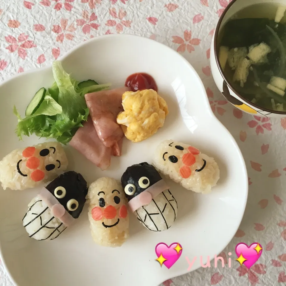 あんぱんマンの朝ごはん〜(bﾟv`*)|🌸yuni🌸さん