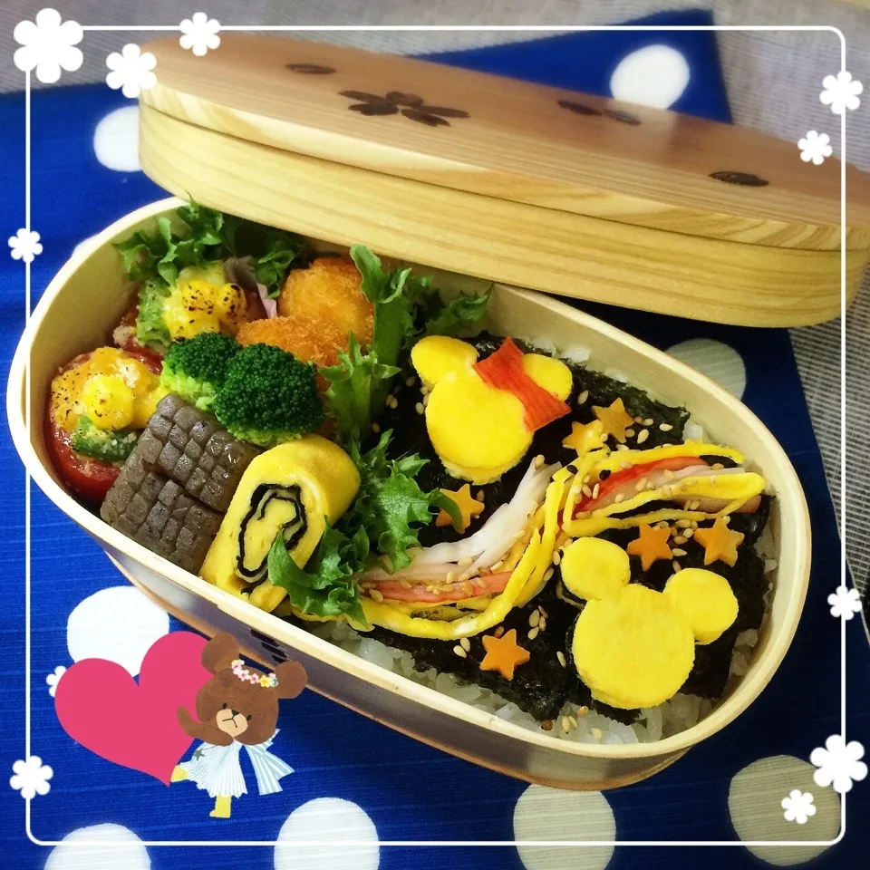 今日のお弁当♡|ミツバチさん