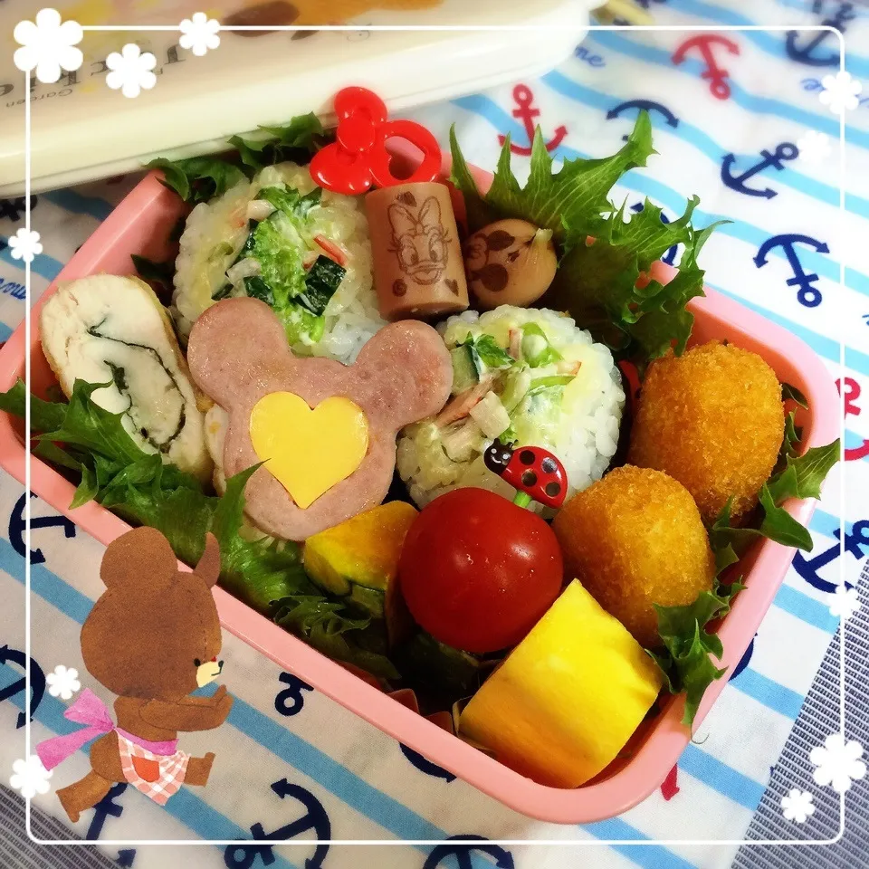 今日のお弁当♡|ミツバチさん