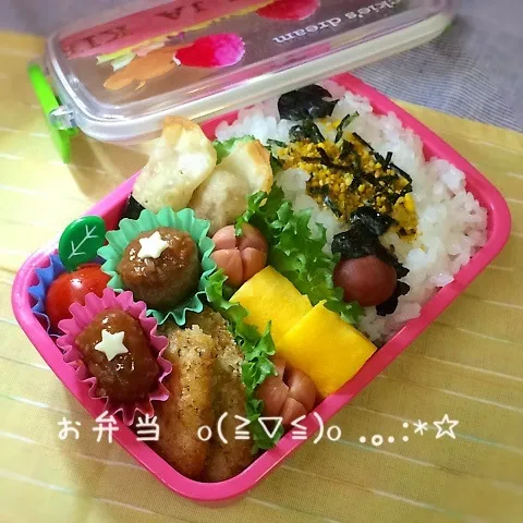 今日のお弁当♡|ミツバチさん