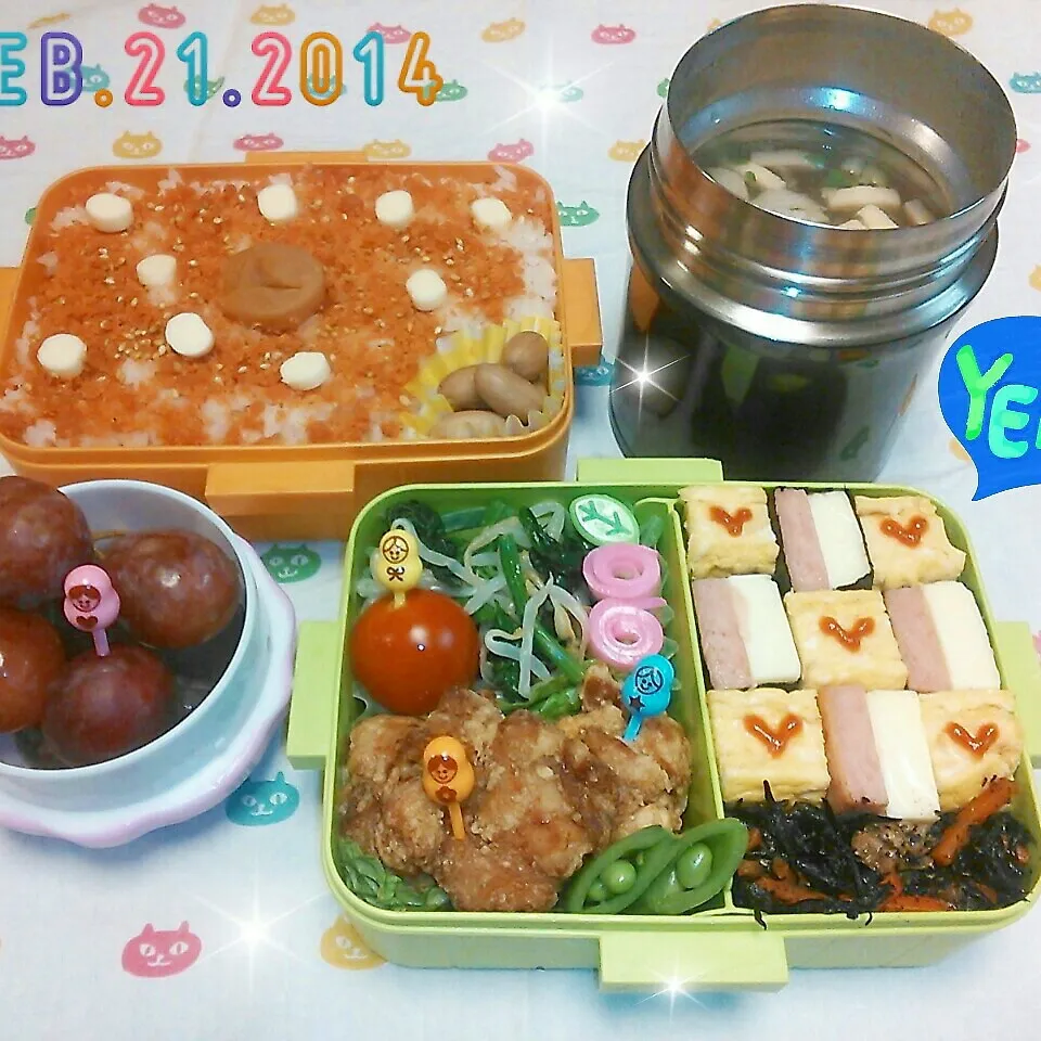 Snapdishの料理写真:＊高校球児弁当＊|koukou_momさん