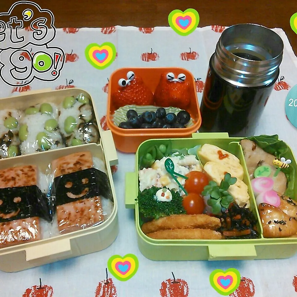 Snapdishの料理写真:＊高校球児弁当＊|koukou_momさん