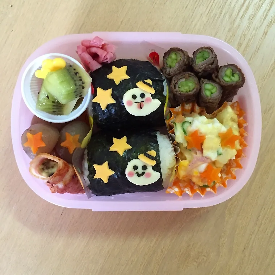 今日のお弁当〜ハロウィンぽく作りました|🌸yuni🌸さん