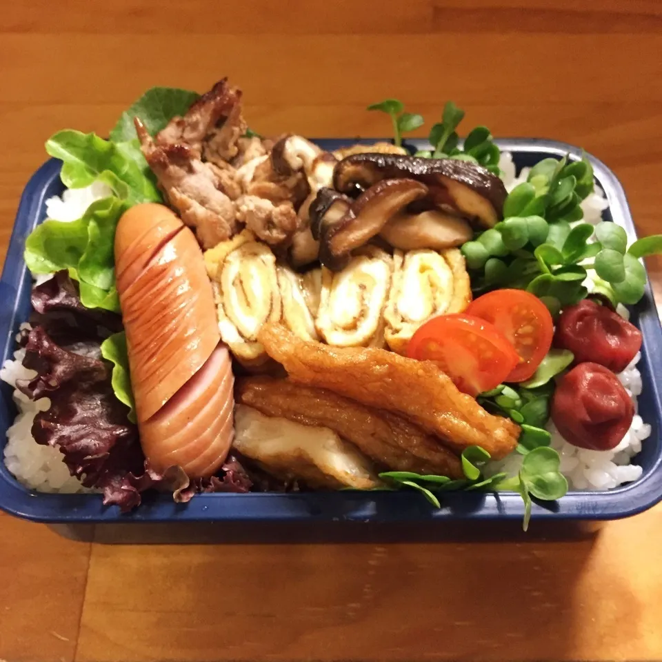 Snapdishの料理写真:旦那くんの夜勤弁当♪|marksweetsさん