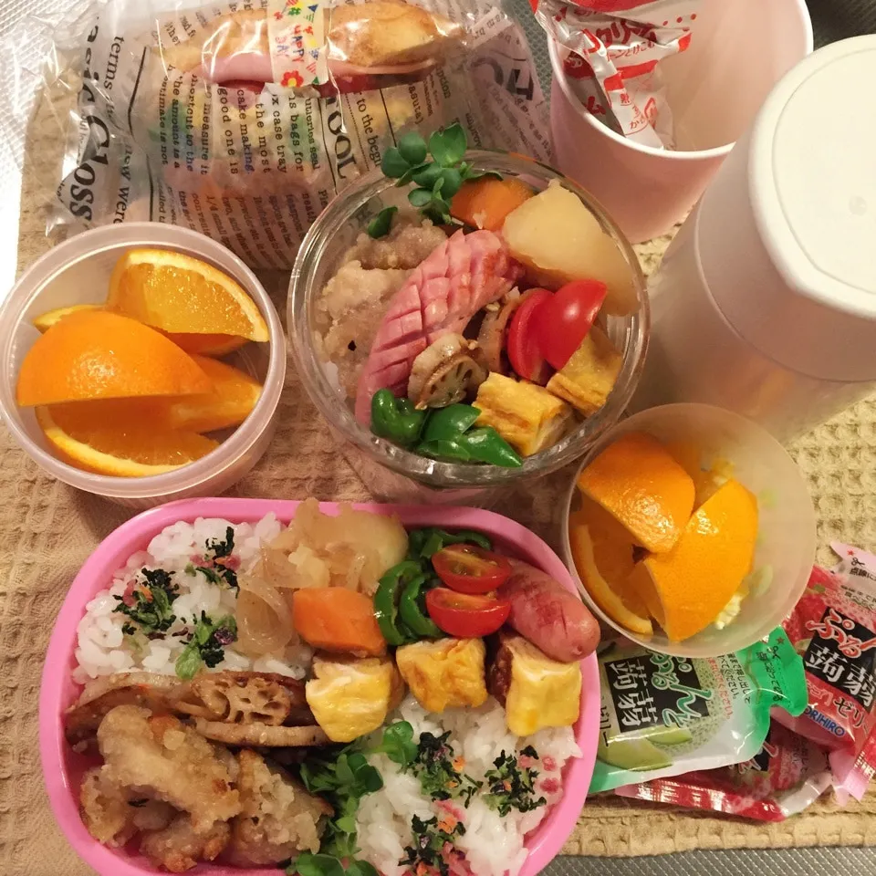 これも今更投稿笑 2018冬の女子高生弁当^^;2食分です|marksweetsさん