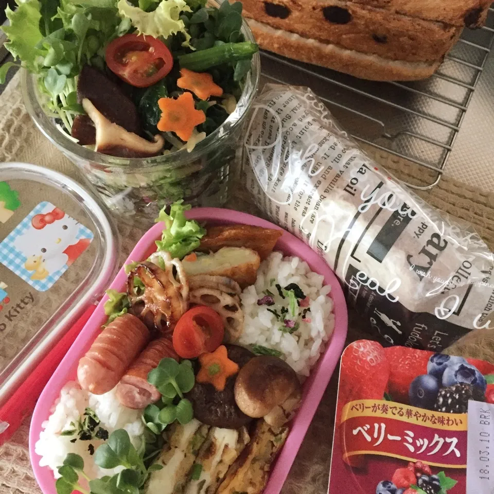 高2女子弁当（昼食用と夕食用）♪|marksweetsさん