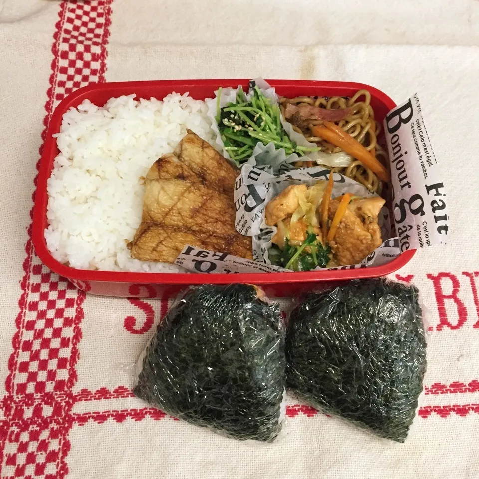 Snapdishの料理写真:男子高校生弁当338・今日も感謝弁当|mickyさん