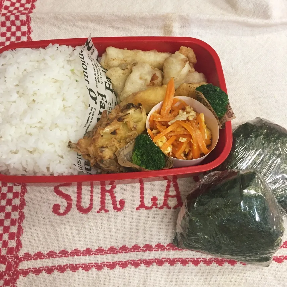 Snapdishの料理写真:男子高校生弁当334・今日も感謝弁当|mickyさん