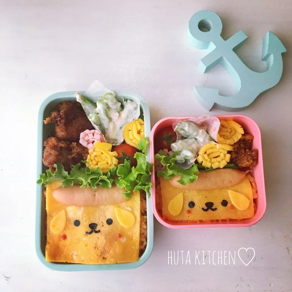 ポムポムプリンちゃんオムライス弁当 キャラ弁|ゆかりさん