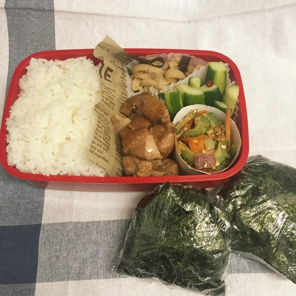 Snapdishの料理写真:男子高校生弁当322・今日も感謝弁当|mickyさん