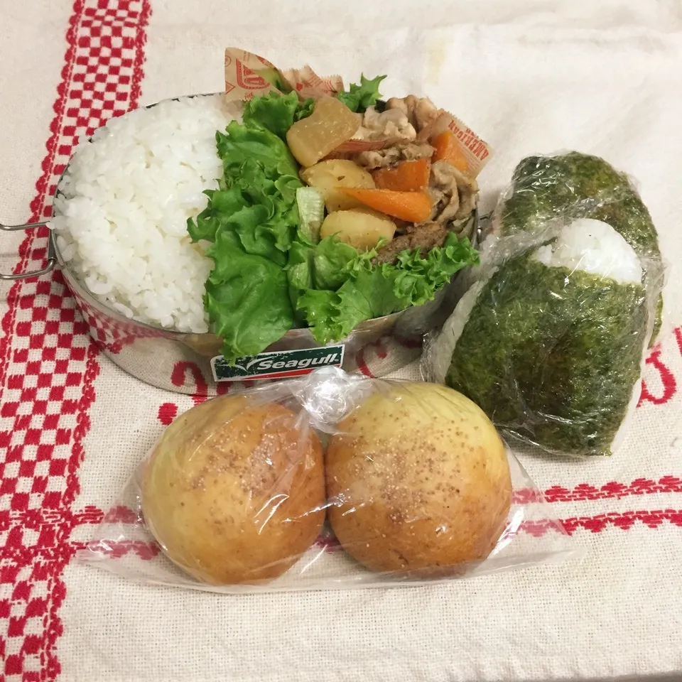 Snapdishの料理写真:男子高校生弁当265鶏と大根の梅煮弁当|mickyさん