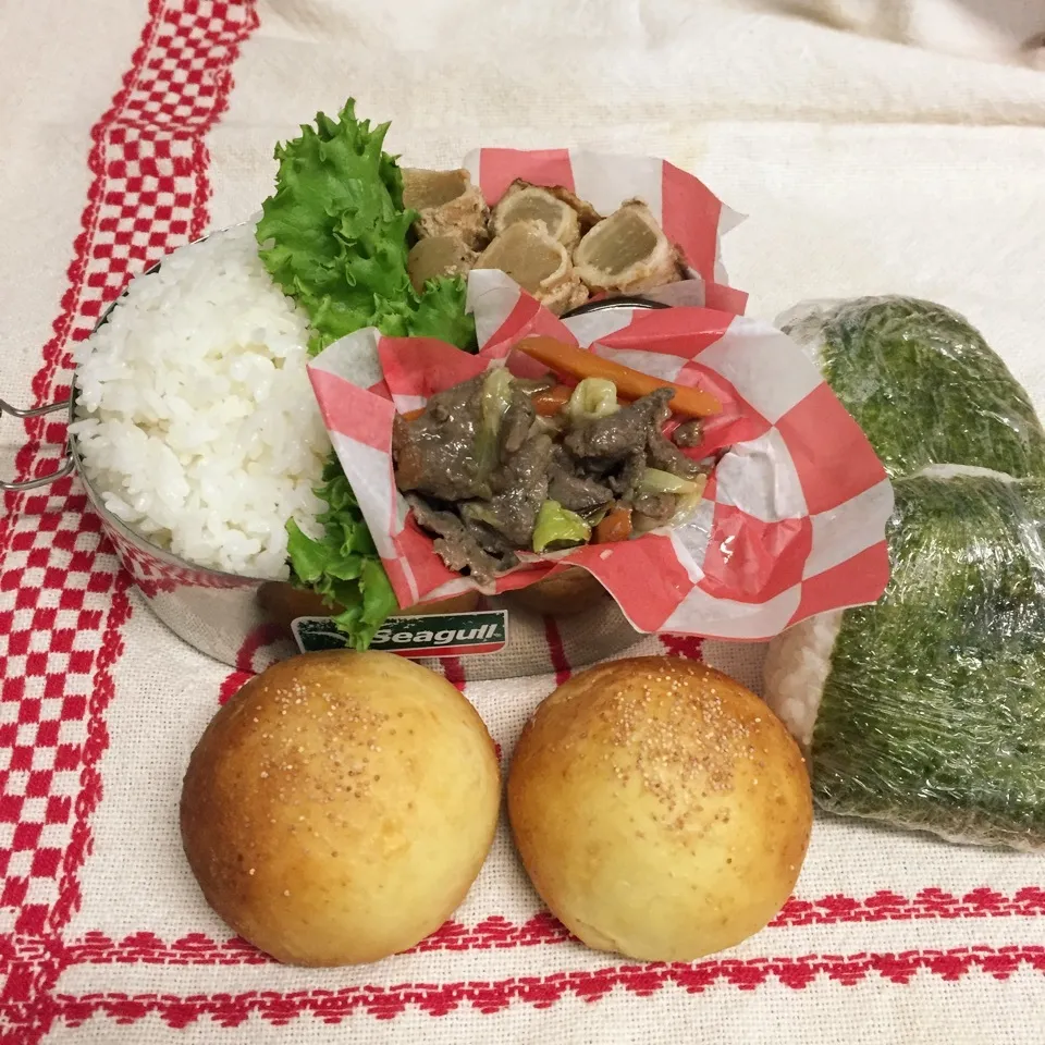 Snapdishの料理写真:男子高校生弁当264プルコギ弁当|mickyさん