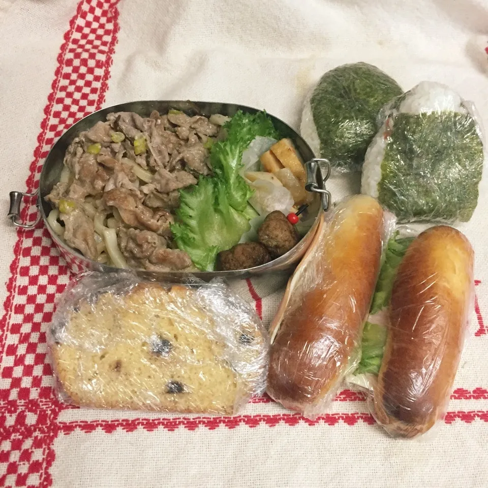 Snapdishの料理写真:男子高校生弁当No.261焼うどん弁当|mickyさん