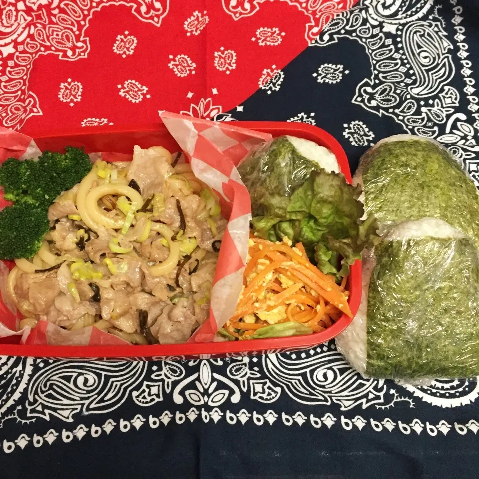 男子高校生弁当249うどん弁当|mickyさん