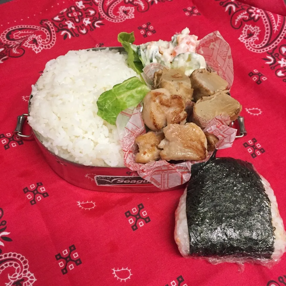 Snapdishの料理写真:男子高校生弁当229やみつきチキン弁当|mickyさん