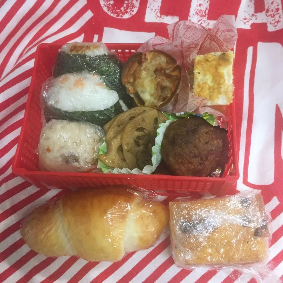 Snapdishの料理写真:次男中学野球弁当⚾️軽食|mickyさん