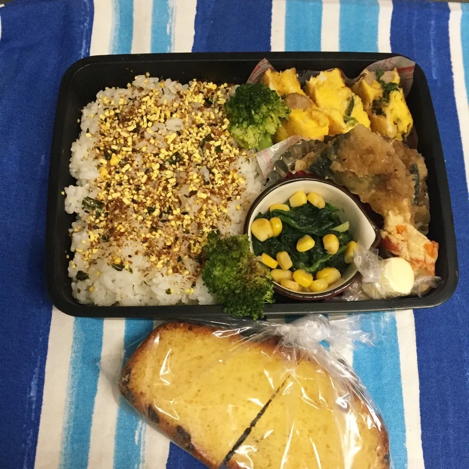 Snapdishの料理写真:次男男子中学塾弁当 ・一昨日の弁当|mickyさん