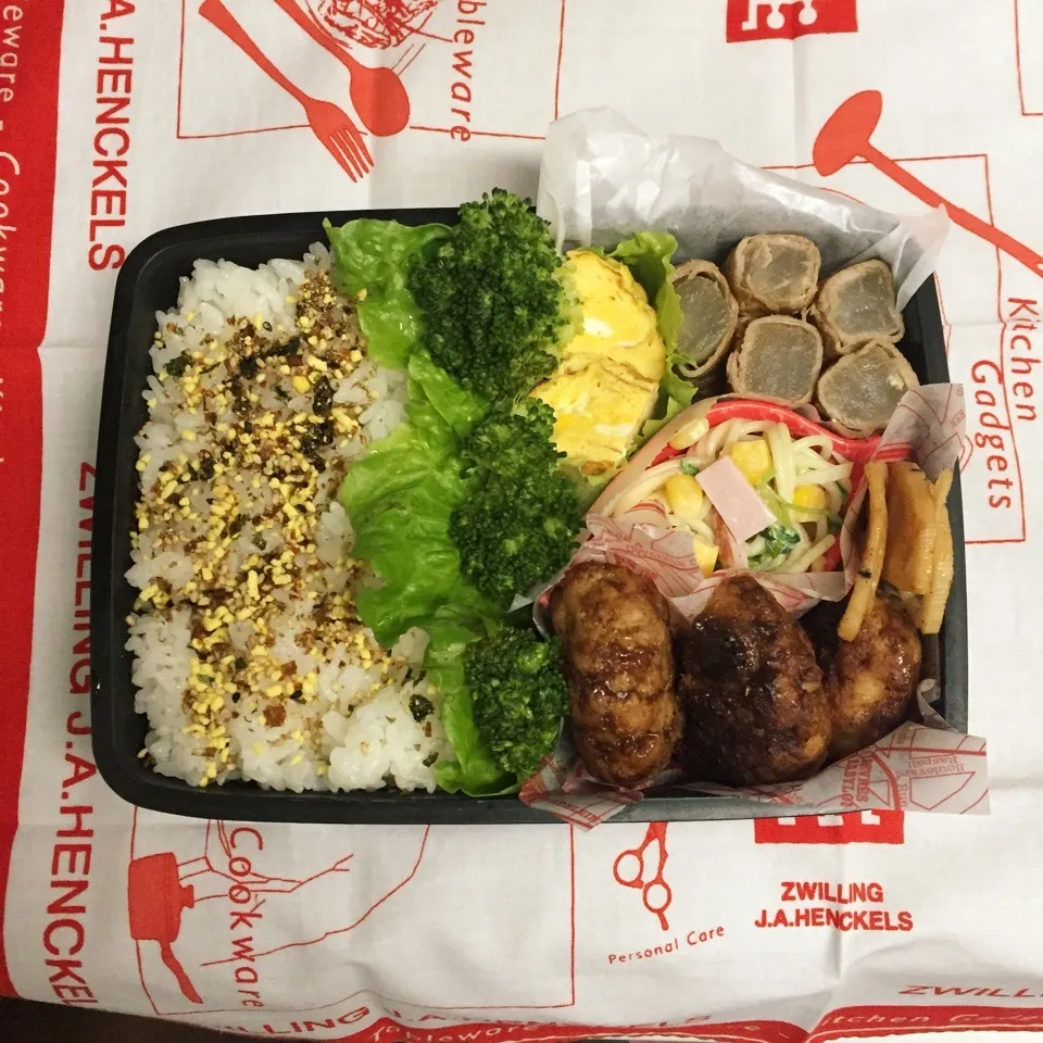 Snapdishの料理写真:次男中学男子弁当@職場体験2日目|mickyさん