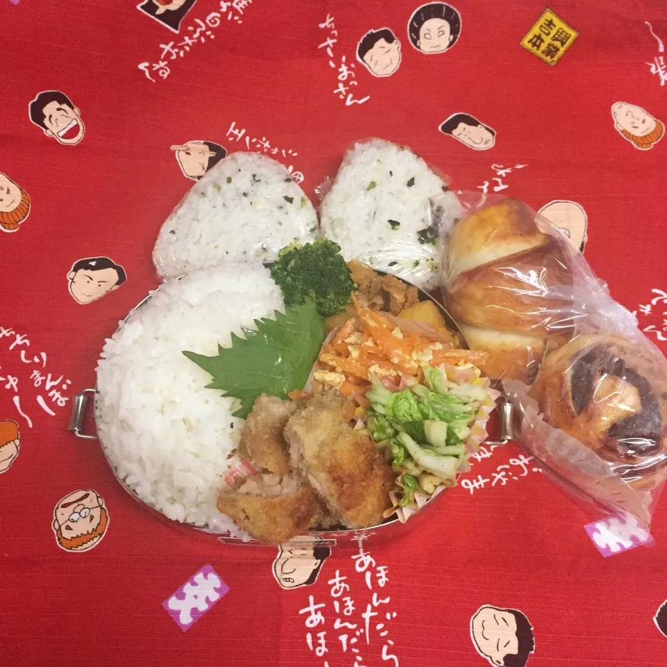 Snapdishの料理写真:男子高校生弁当No.169トンカツ弁当|mickyさん