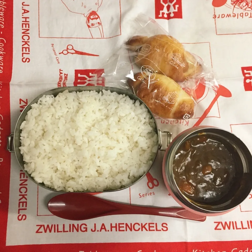 Snapdishの料理写真:男子高校生弁当No.137カレー弁当|mickyさん