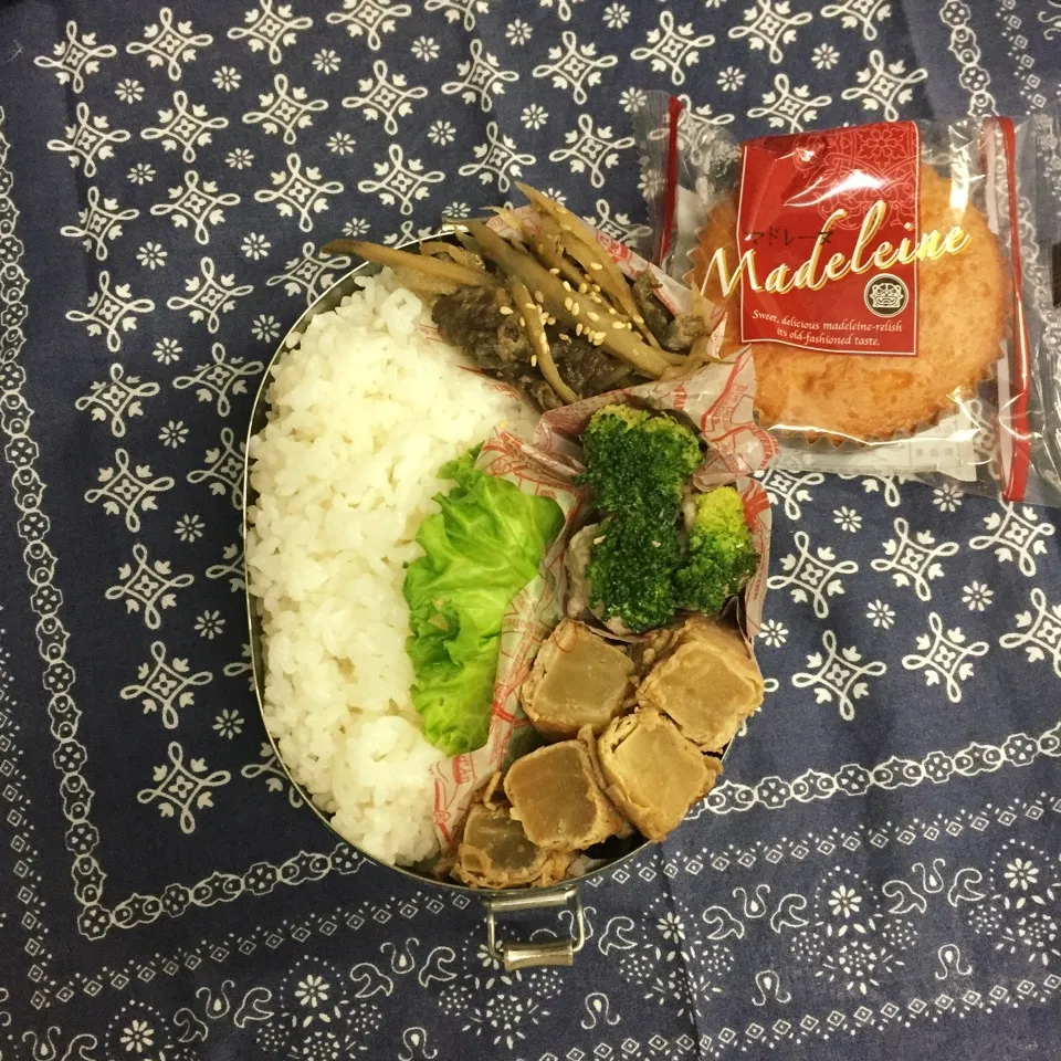 男子高校生弁当No.115牛じゃがごぼう弁当|mickyさん