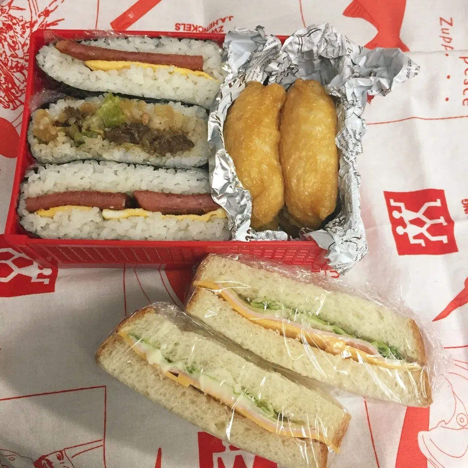 Snapdishの料理写真:高校野球弁当No.50片手で食べる弁当|mickyさん