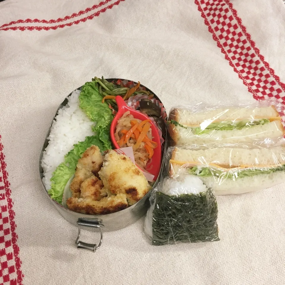 高校男子弁当No43鶏ささみカツ弁当|mickyさん