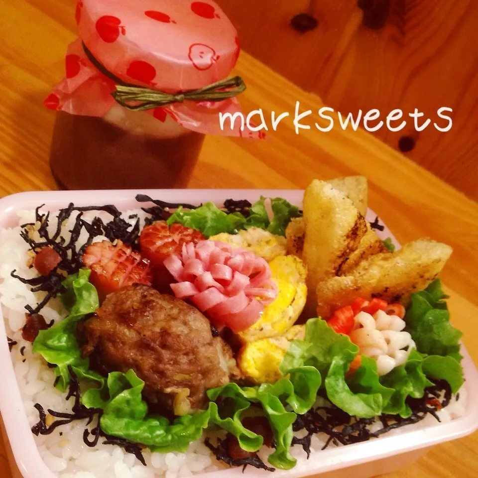 Snapdishの料理写真:お姉ちゃんの部活弁当や♪mark…夜中に目が覚める^^;|marksweetsさん