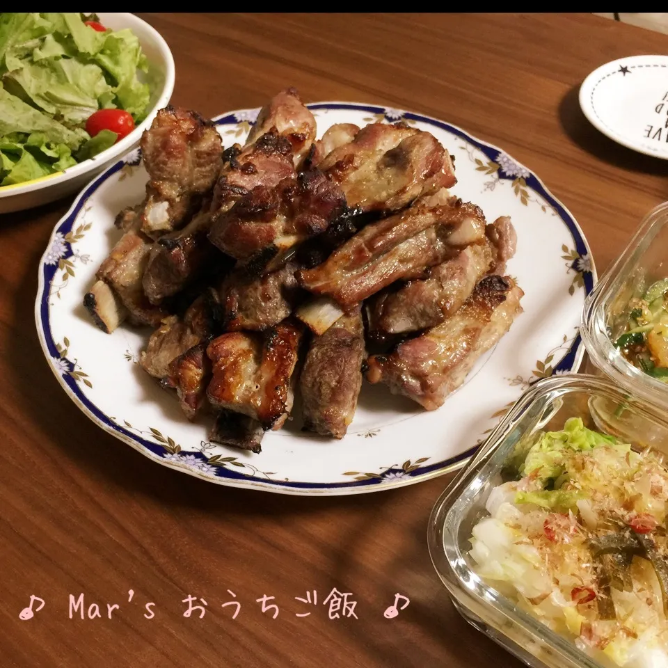 スペアリブのオーブン焼き&サラダ…etc|ma-chanさん