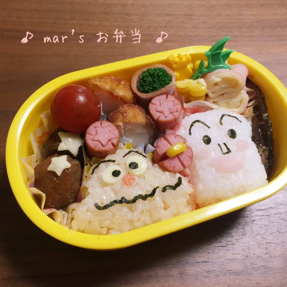 キャラ弁☆カレーパンマン&食パンマン|ma-chanさん